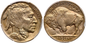 1928-D Buffalo Nickel. PCGS MS64