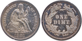 1881 Liberty Seated Dime