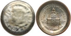 Worldwide. MINT ERROR. 1976-D Bicentennial Half Dollar. Reverse Cap Die Cupped-Multistrike
