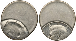 Worldwide. MINT ERROR. (ND) Kennedy (40% Silver) Half Dollar 60% Struck Off-Center & Brockage Obverse. MS