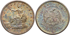 1876-S Trade Dollar. MS60