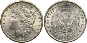 1881-CC Morgan Dollar. AU55