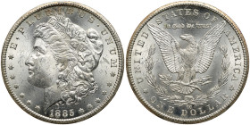 1885-CC Morgan Dollar. MS60