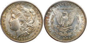 1891-S Morgan Dollar. PCGS MS63