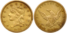 1836 $2.50 Classic Head. Script 8. VF