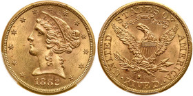 1882-S.. PCGS MS63