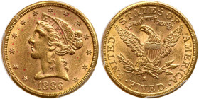 1886-S $5 Liberty