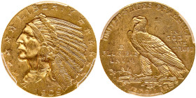 1909-D $5 Indian. PCGS MS63