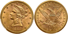 1886-S $10 Liberty. PCGS MS63