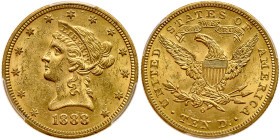1888-O $10 Liberty. PCGS MS61