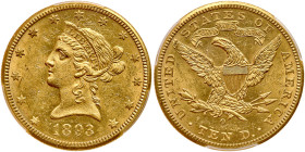 1893-O $10 Liberty. PCGS MS61