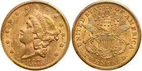 1875-CC.. PCGS AU55