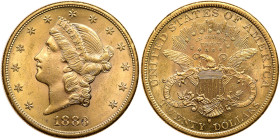 1883-S $20 Liberty. MS60