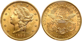 1896 $20 Liberty. PCGS MS62