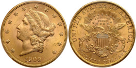 1900 $20 Liberty. PCGS MS63