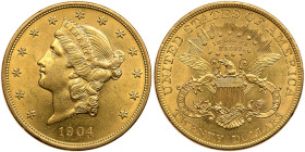 1904 $20 Liberty. MS63