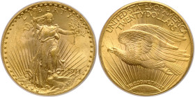 1911 $20 St. Gaudens. PCGS MS63