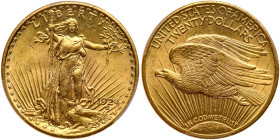 1924 $20 St. Gaudens. PCGS MS64