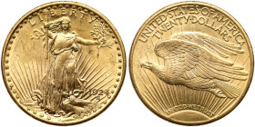 1924 $20 St. Gaudens. MS62