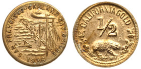 1936. San Francisco Exposition 50¢ Gold Token