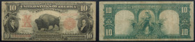 $10 Buffalo Note. PMG VF20