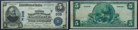 $5 National Bank Note. Third NB, Springfield, MA. Ch. 308. Fr. 590. PMG Choice VF 35.