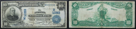 $10 National Bank Note. Ansonia NB, Ansonia, CT. Ch. 1093. Fr. 616. PMG Very Fine 20