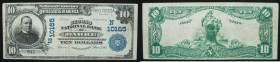 $10 National Bank Note. Second NB of Barre, MA. Ch. 10165. Fr. 620.