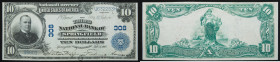 $10 National Bank Note. Third NB, Springfield, MA. Ch. 308. Fr. 624.