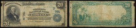$20 National Bank Note. Wamesit NB, Lowell, MA. Ch. 781. Fr. 650.