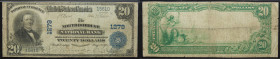 $20 National Bank Note. Northborough NB, Northborough, MA. Ch. 1279. Fr. 650. PMG Fine 12.