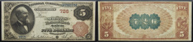 $5 National Bank Note. Merchants NB, Salem, MA. Ch. 726. Fr. 467. PMG Very Fine 25.