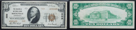 $10 National Bank Note. Rockville NB of Rockville, CT. Ch. 509. Fr. 1801-2. PMG Very Fine 30
