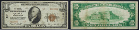 $10 National Bank Note. National Mount Wollaston Bank, Quincy, MA. Ch. 517. Fr. 1801-2. PCGS-C Very Fine 20.