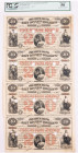 City of New Orleans Premium Bond Uncut Sheet of 4, New Orleans, LA
