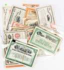Large Hoard of approximately 550 19th Century Railroad Stock Certificates