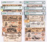13-piece Collection of North Carolina Obsolete Notes