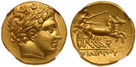 Macedonian Kingdom. Phillip II, 359-336 BC. Gold Stater (8.61g)