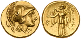 Macedonian Kingdom. Alexander III, the Great, 336-323 BC. Gold Stater (8.55g). VF