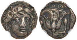 Caria, Rhodes. C. 340-316 BC. Silver Didrachm (6.42g)