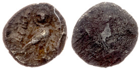 Yehud Period, ca. 330-306 BCE. AR Quarter Obol - ma'ah-obol (0.19g)