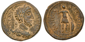 Neapolis (Shechem). Commodus, AD 177-192. AE 20 mm (5.39g). VF