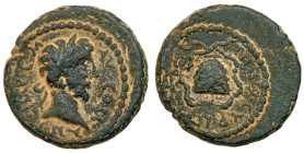 Samaria (Shomron-Sebaste). Commodus, AD 177-192 AD. AE 18 mm (4.60g). VF