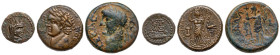 3-piece lot of Ascalon (Ashkelon) Bronzes