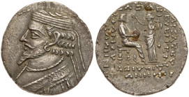 Parthian Kingdom. Phraatakes. Silver Tetradrachm (10.62 g), 2 BC-AD 4/5. XF