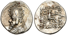 Parthian Kingdom. Sinatruces, 93-70 BC. Silver Drachm (4.0g). XF
