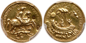 Austria. St. George Gold Medal, ND (1872-1922). PCGS AU