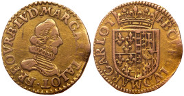 France: Château-Renaud. Florin d'or, undated. PCGS VF