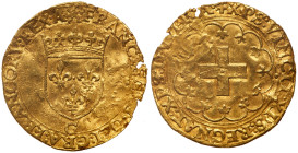 France. Ecu d'or a la croisette, ND-G (Poitiers). XF