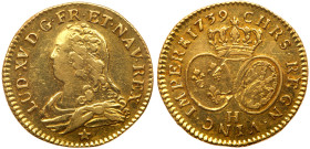 France. Louis d'or aux lunettes, 1739-H (La Rochelle). PCGS XF